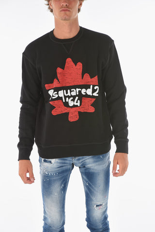 Printed COOL FIT Crew-neck Sweatshirt