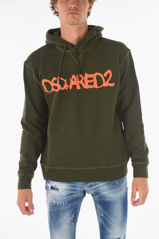 Contrasting Printed COOL FIT Hoodie