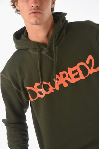 Contrasting Printed COOL FIT Hoodie