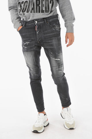15cm vintage effect RELAX LONG CROTCH jeans