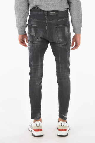 15cm vintage effect RELAX LONG CROTCH jeans