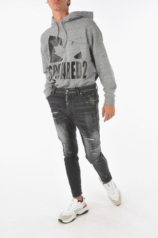 15cm vintage effect RELAX LONG CROTCH jeans