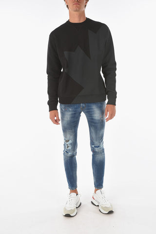Two-Tone Printed COOL FIT Sweatshirt