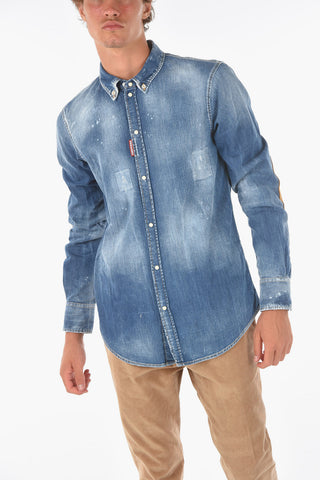 Denim DEAN B.D Shirt with Snap Buttons