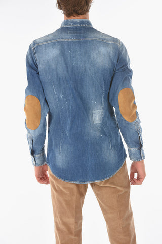Denim DEAN B.D Shirt with Snap Buttons