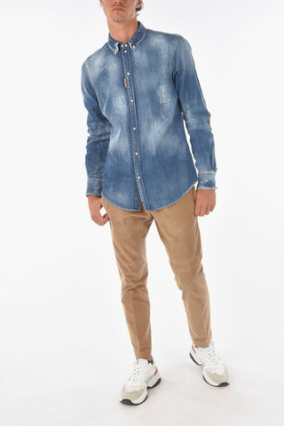 Denim DEAN B.D Shirt with Snap Buttons