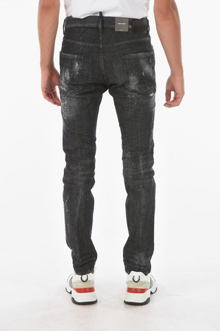 16cm Distressed COOL GUY Jeans with Rhinestones