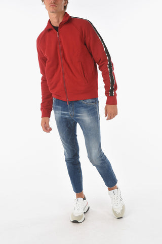Felpa CLASSIC RAGLAN FIT con Zip e Bande Laterali