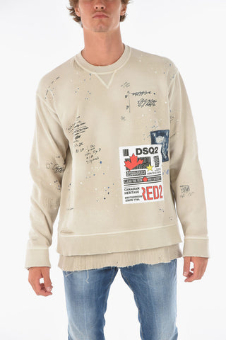 All Over Printed COOL FIT Crew-neck Sweashirt