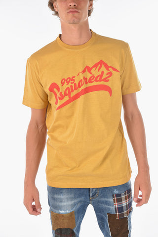logo printed solid color COOL FIT t-shirt