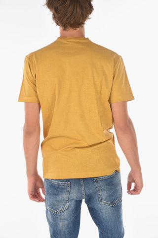 logo printed solid color COOL FIT t-shirt