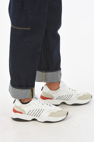 19cm cuffed hem WORK WEAR jeans