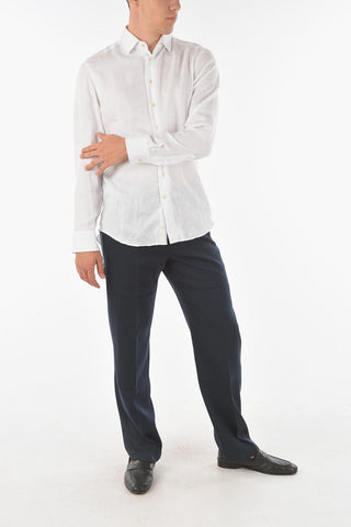 ETRO BENESSERE Camicia Jacquard con Motivo Paisley