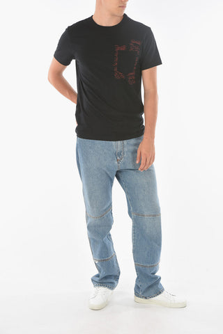 T-Shirt Girocollo ARES con Taschino