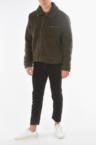 Breast-pocket ALS Shearling Jacket