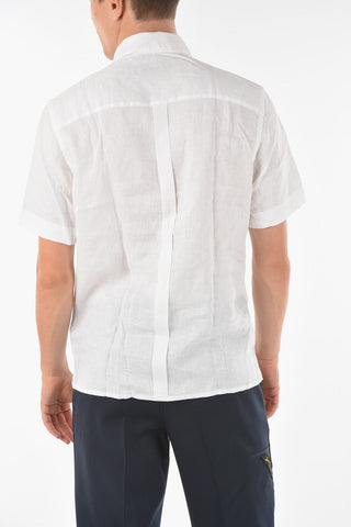 Camicia a Maniche Corte con Doppio Taschino