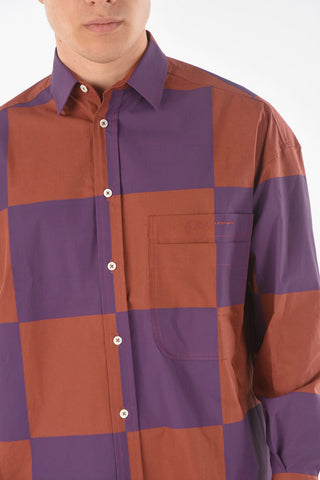 Oversized LA CHEMISE TOUTOU Checkered Shirt