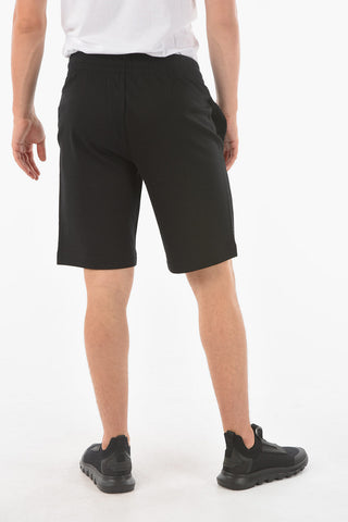 EA7 EMPORIO Printed Logo Cotton Shorts