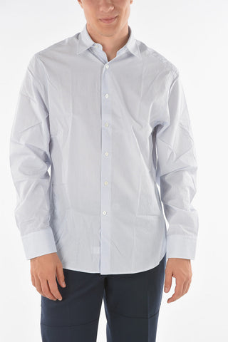 Balanced Stripe Straight Fit Cotton Shirt