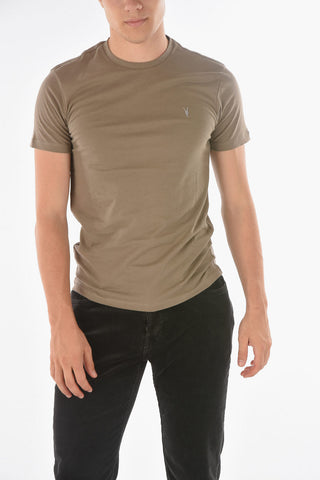 Crew Neck BRACE Cotton T-Shirt