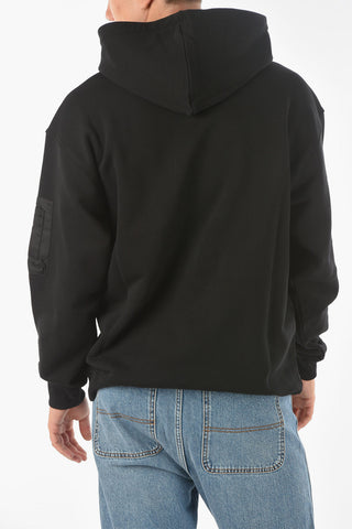 COUTURE! Pocket Sleeve Cotton Hoodie
