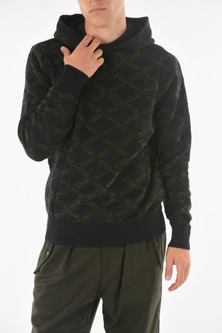 EMPORIO Monogram Motif Hoodie