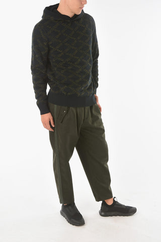 EMPORIO Monogram Motif Hoodie