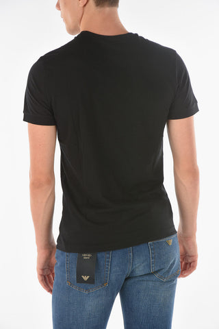 EA7 EMPORIO T-Shirt Girocollo in Cotone con Logo