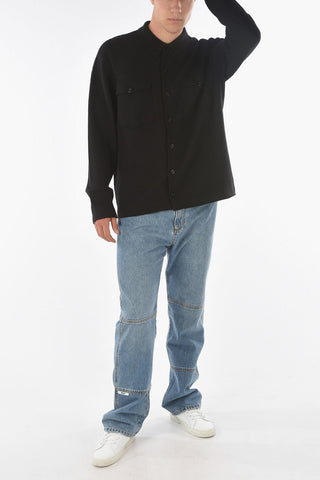Over Shirt LORI in Misto Lana con Doppio Taschino