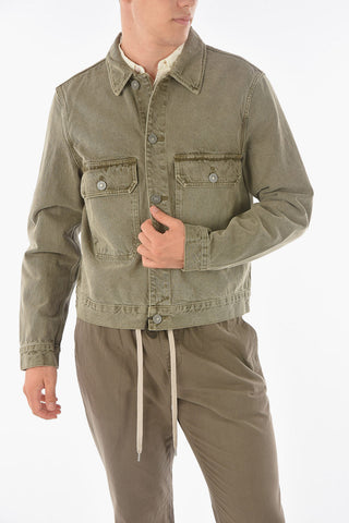 Ribbed Collar TERREL Denim Jacket