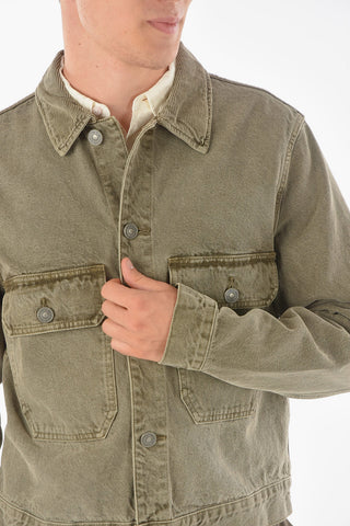Ribbed Collar TERREL Denim Jacket