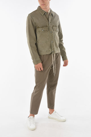 Ribbed Collar TERREL Denim Jacket