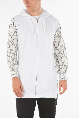 SHIRT Printed X KAWS Sweatshirt with Cotton-poplin Sleeves