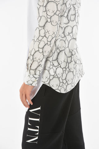 SHIRT Printed X KAWS Sweatshirt with Cotton-poplin Sleeves