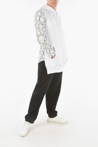 SHIRT Printed X KAWS Sweatshirt with Cotton-poplin Sleeves