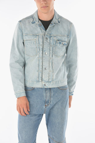 Giubbotto SAGAR in Denim Lavaggio Chiaro