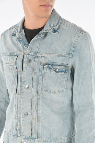 Giubbotto SAGAR in Denim Lavaggio Chiaro