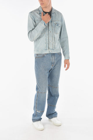 Giubbotto SAGAR in Denim Lavaggio Chiaro