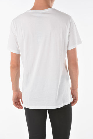 EMPORIO Crew Neck Embroidered Logo Printed T-Shirt