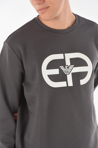 EMPORIO Crew Neck Printed Sweatshirt