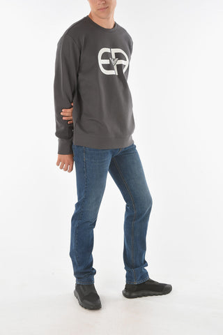 EMPORIO Crew Neck Printed Sweatshirt