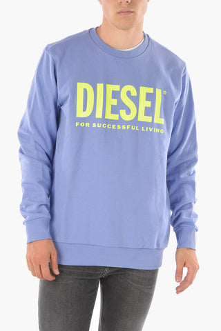 maxi front printed S-GIR-DIVISION-LOGO crew-neck sweatshirt