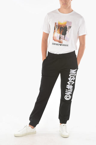 COUTURE! Embroidered Logo Cotton Joggers