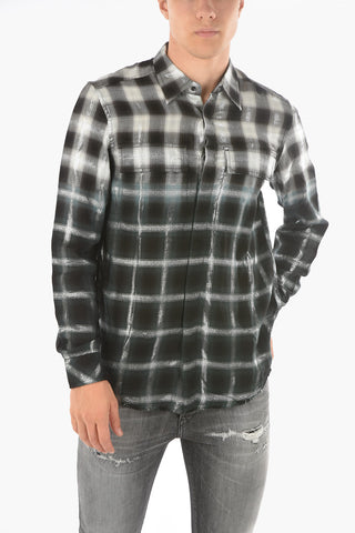 Classic Collar Lurex Gingham Checked S-KEITH Shirt