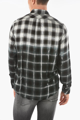 Classic Collar Lurex Gingham Checked S-KEITH Shirt