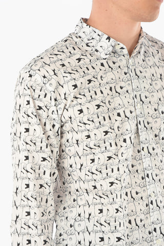 SHIRT Camicia X KAWS con Motivo Monogram