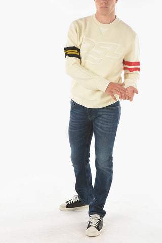 stretch wool crew-neck K-HOUSTON sweater