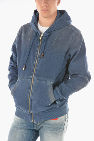 Giubbotto J-NIGEL in Denim con Cappuccio