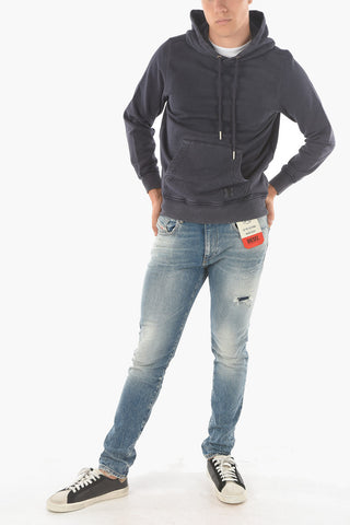 maxi patch pocket S-GIRK-HOOD-MOHI-B1 hoodie