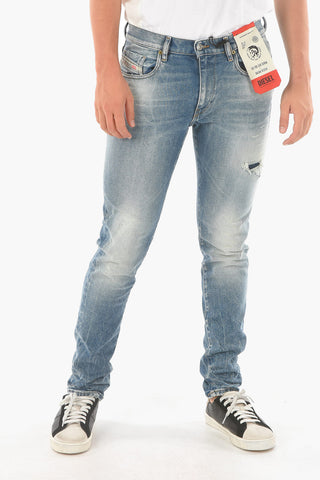 16cm Distressed D-STRUKT-P Slim Fit Jeans L32